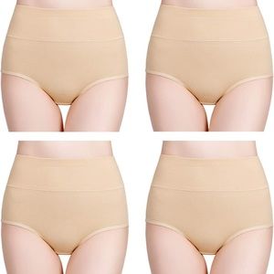 Women's High Waisted Cotton Underwear